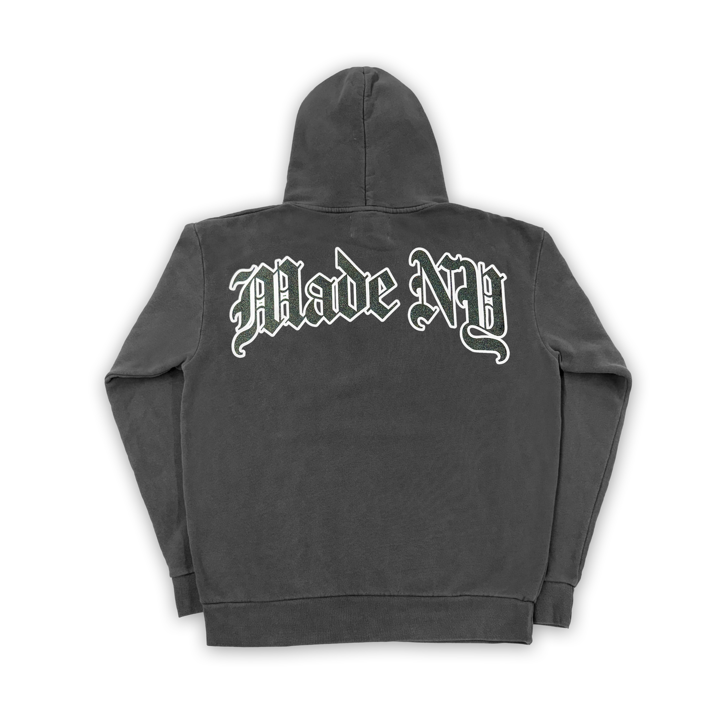 MADENY FLAME HOODIE (DYE SMOKE GREY)