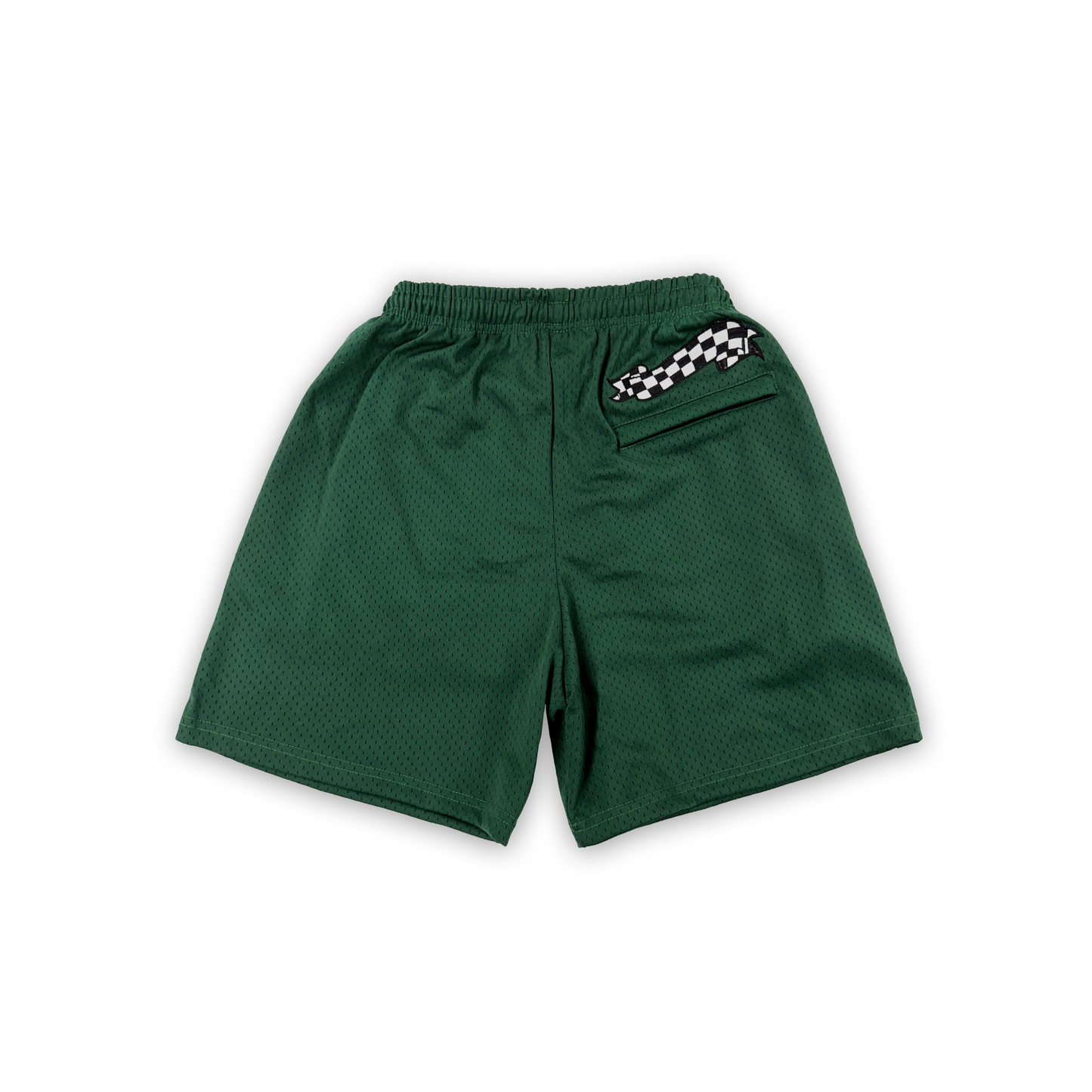 NY TIMES MESH SHORTS (FOREST/BLK)