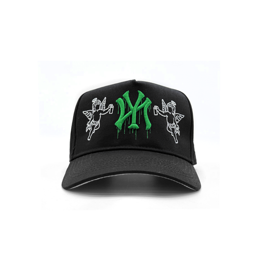 NY DRIPS LOGO SNAP (BLK/SLIME GREEN)